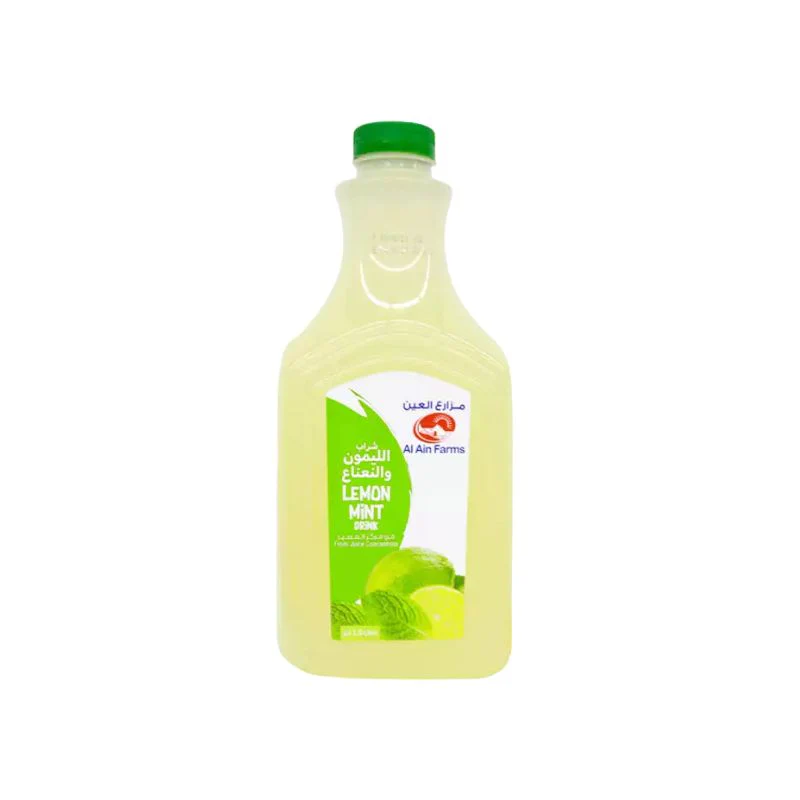 Al Ain Farms Lemon & Mint Juice - 1.5L | Refreshing Citrus - Image 2