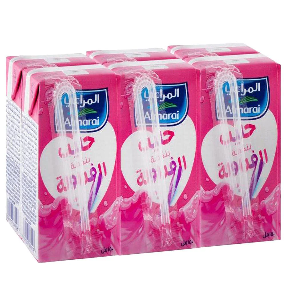 Almarai Long Life Strawberry Milk 6 x 150ml - Image 3
