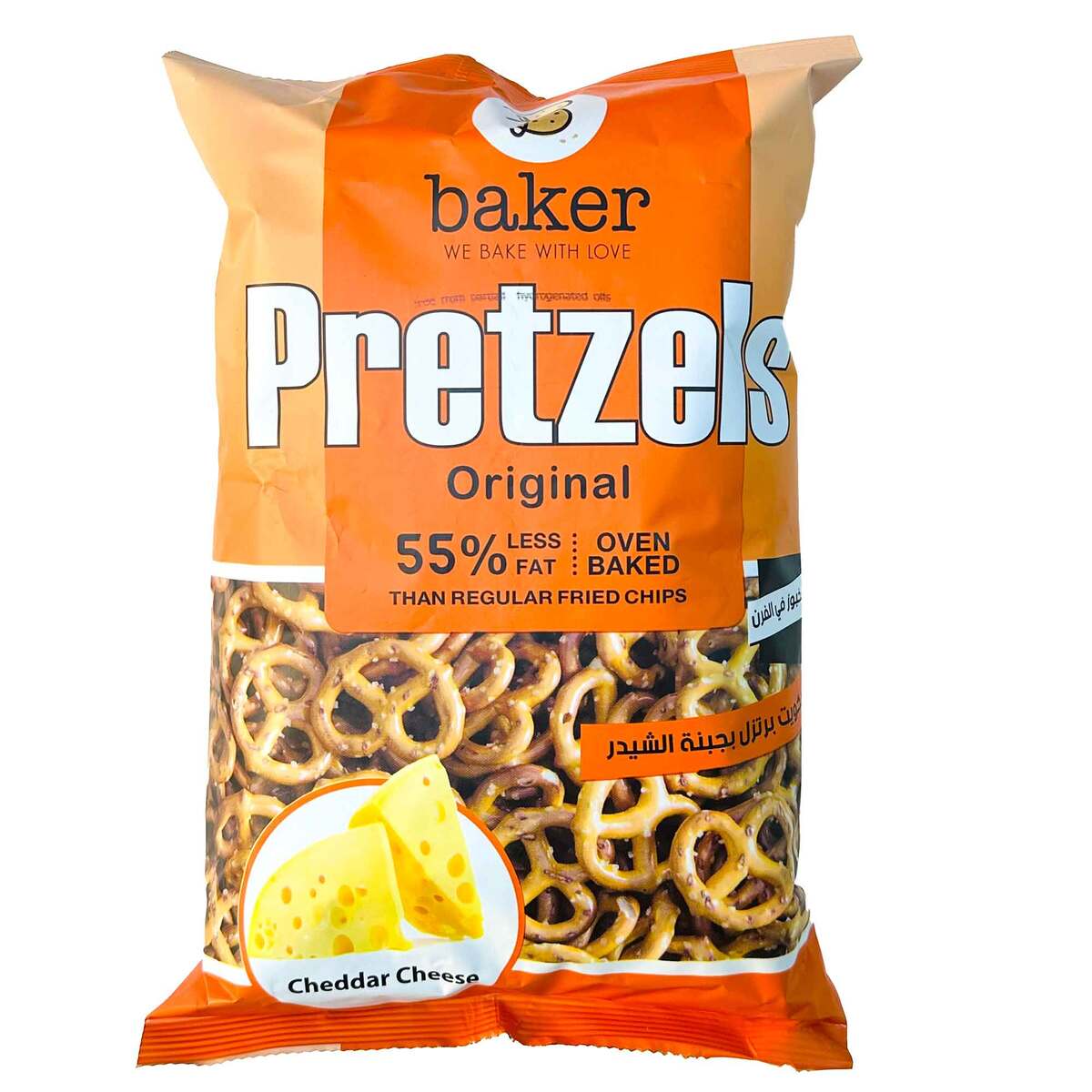 Baker Pretzels Cheddar Cheese Flavor-270g