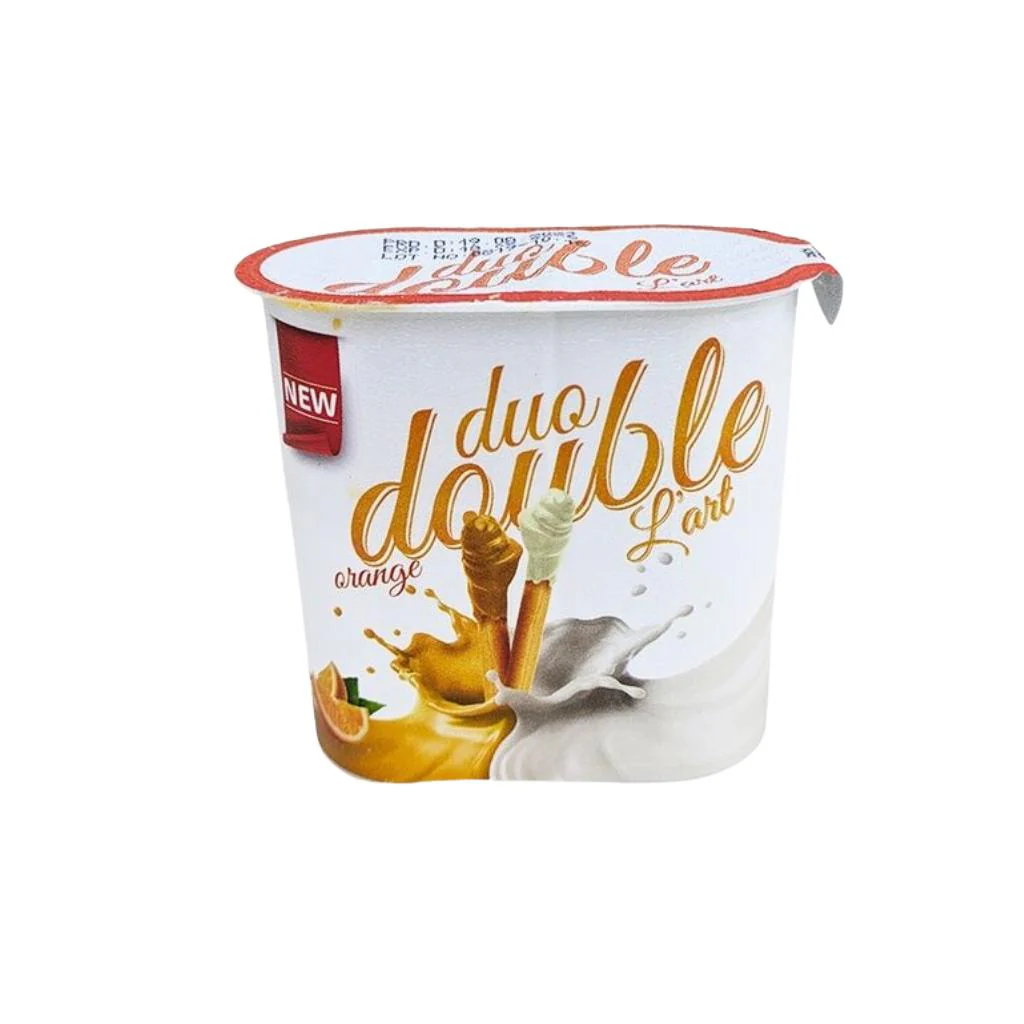 Duo Double L'art Orange Cream & White Cream with Grissini 50g - Image 2