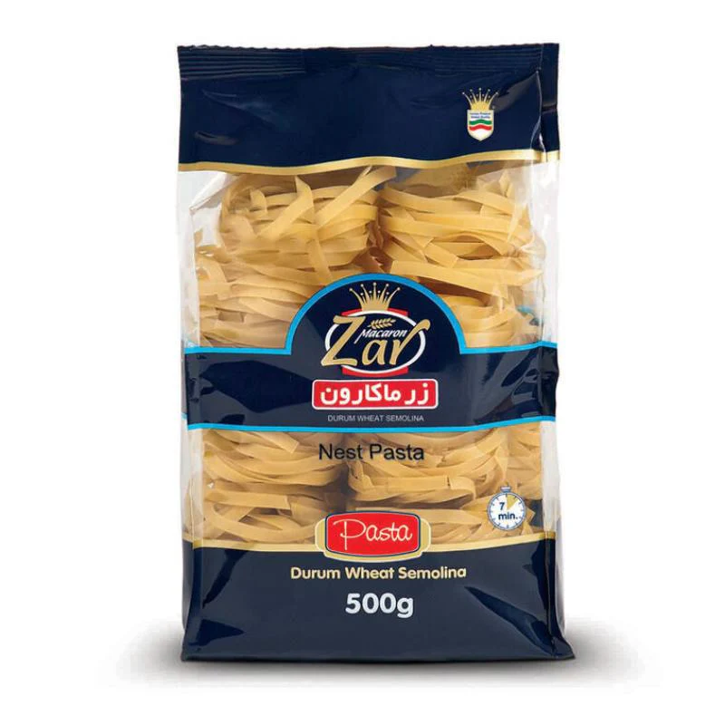 Fettuccine Pasta – Zar Macaron (500g)