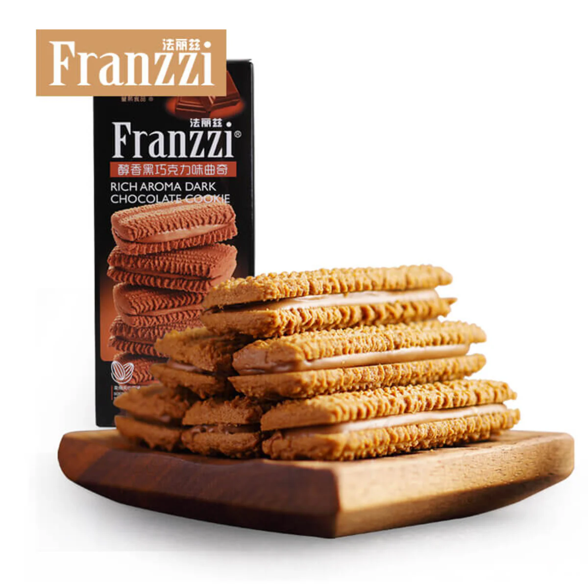 Franzzi Dark Chocolate Flavor Cookie 115g - Image 3