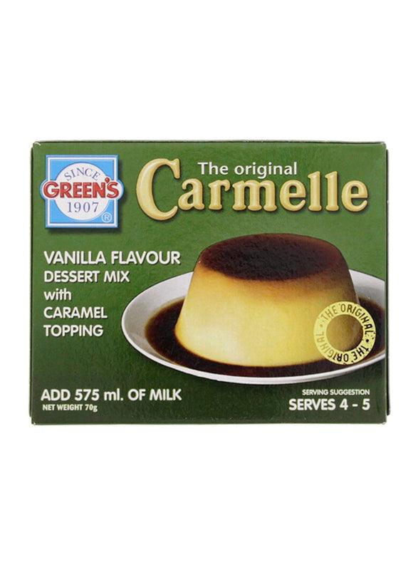 Greens Vanilla Flavour Dessert Mix with Cream Caramel Topping 70g