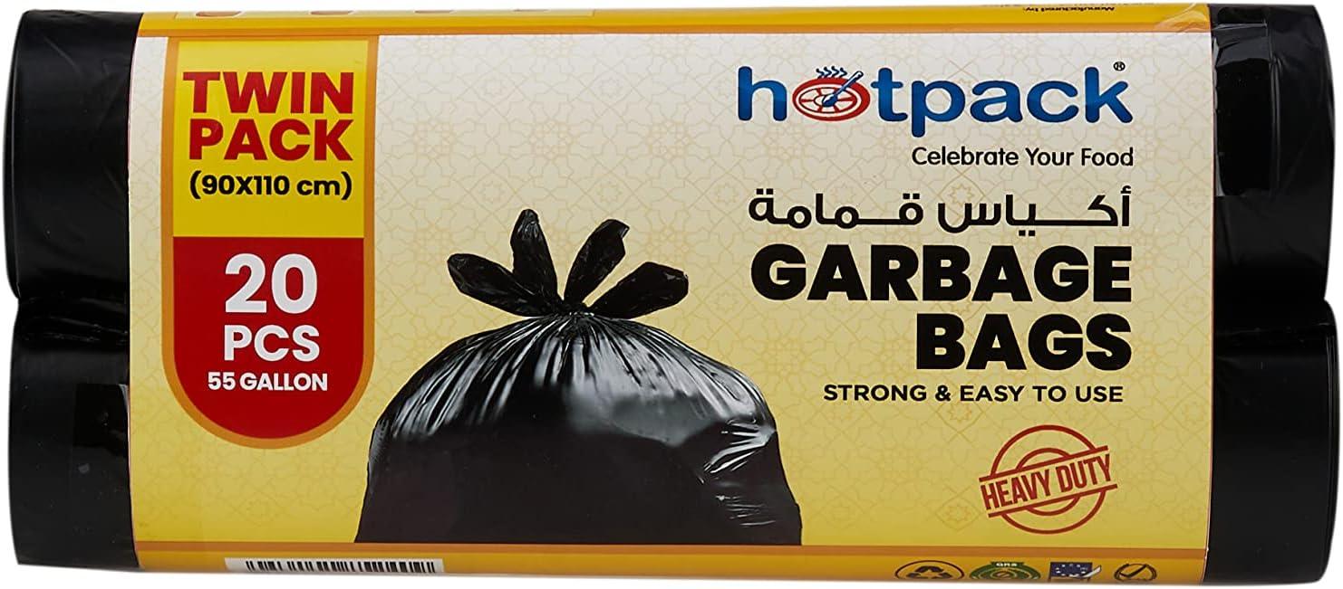 Hotpack Garbage Bag Roll Economy 90X110cm 10 Pieces X 2Roll - Image 2
