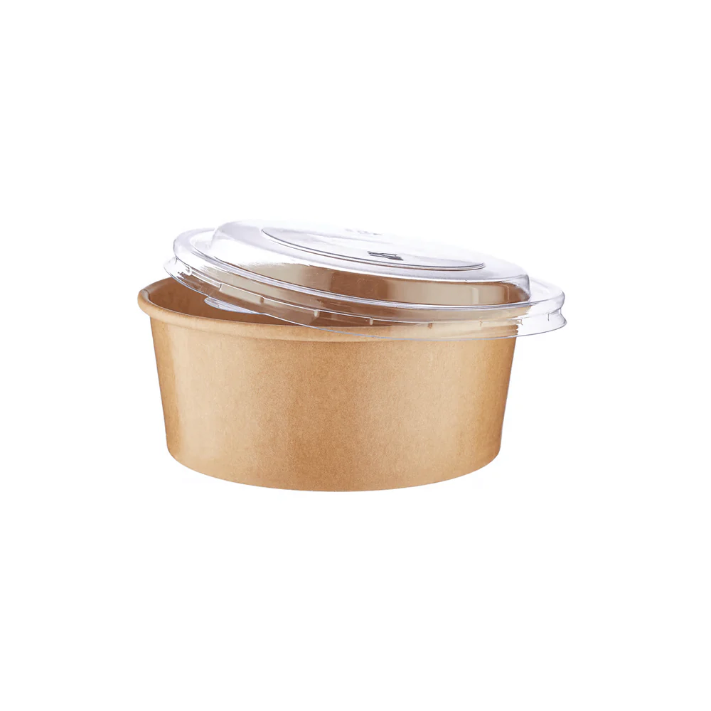 Hotpack Kraft Paper Salad Bowl Capacity 26oz 5pcs - Image 4