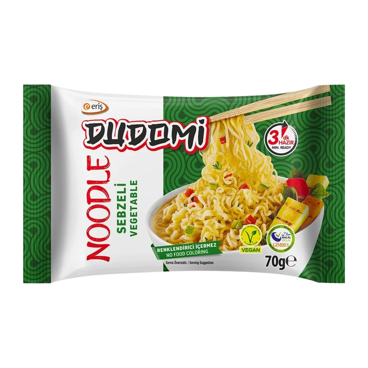 Instant Soup Noodles Vegetables Flavour - 5 packs x 70g