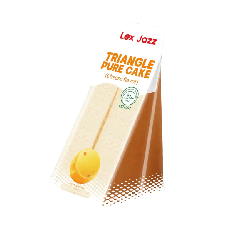Lex Jazz Triangle Cake, Cheese Flavor, 100g