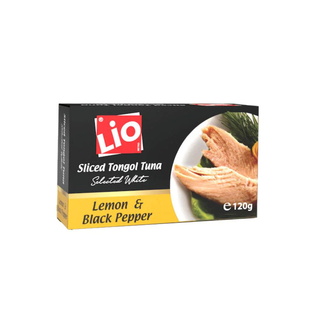 Lio Sliced Tuna Lemon & Pepper 120g
