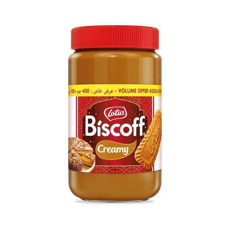 Lotus Biscoff Spread Creamy – 500g | Smooth Biscuit Flavor
