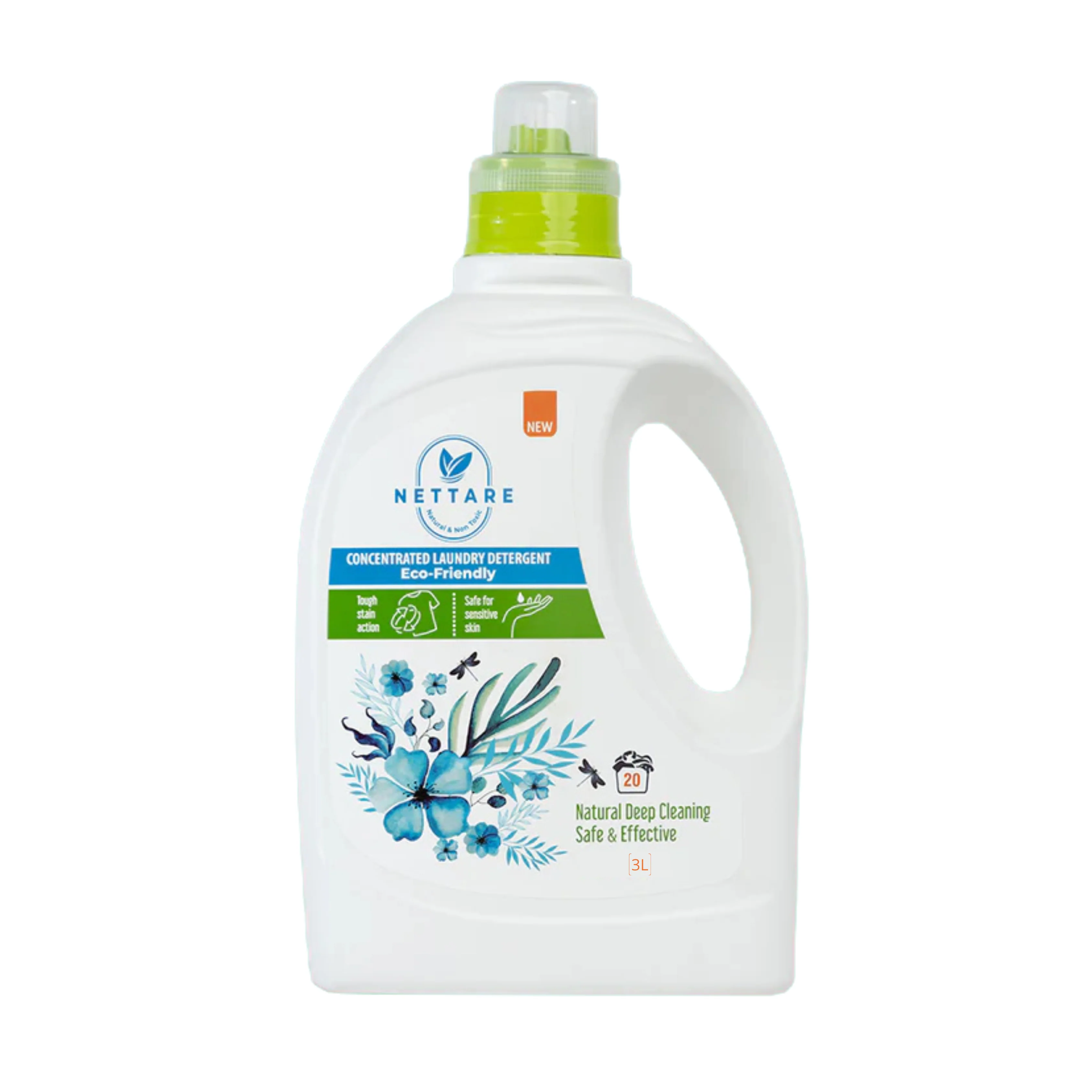 Nettare Concentrated Laundry Detergent Eco-Friendly 3L - Image 2