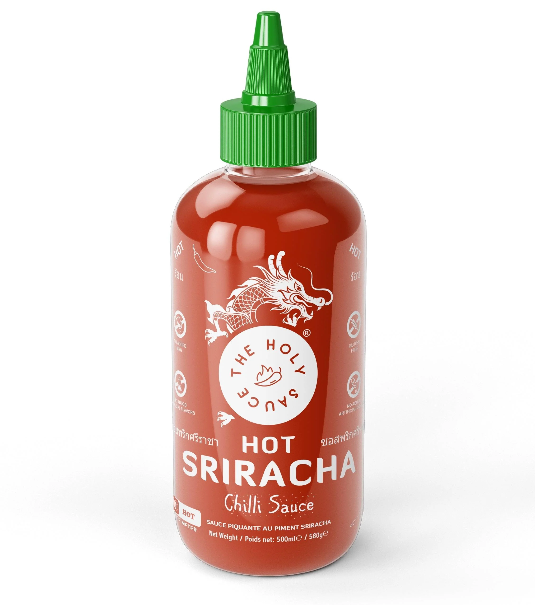 The Holy Sauce Hot Sriracha Chilli Sauce 300g