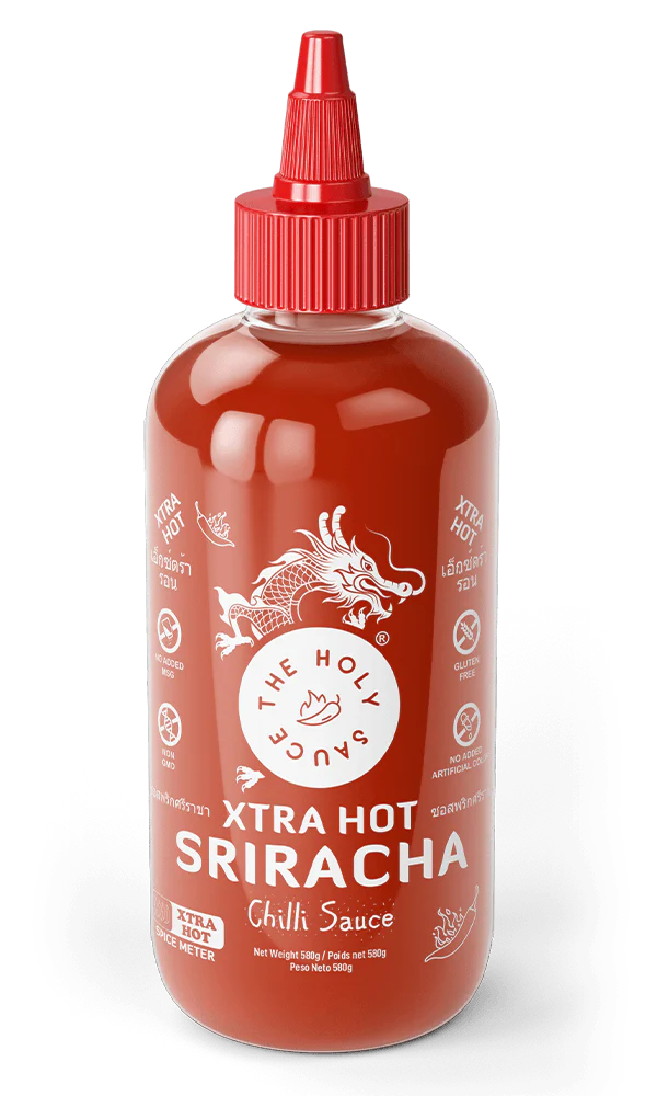 The Holy Sauce Xtra  Hot Sriracha Chilli Sauce 300g