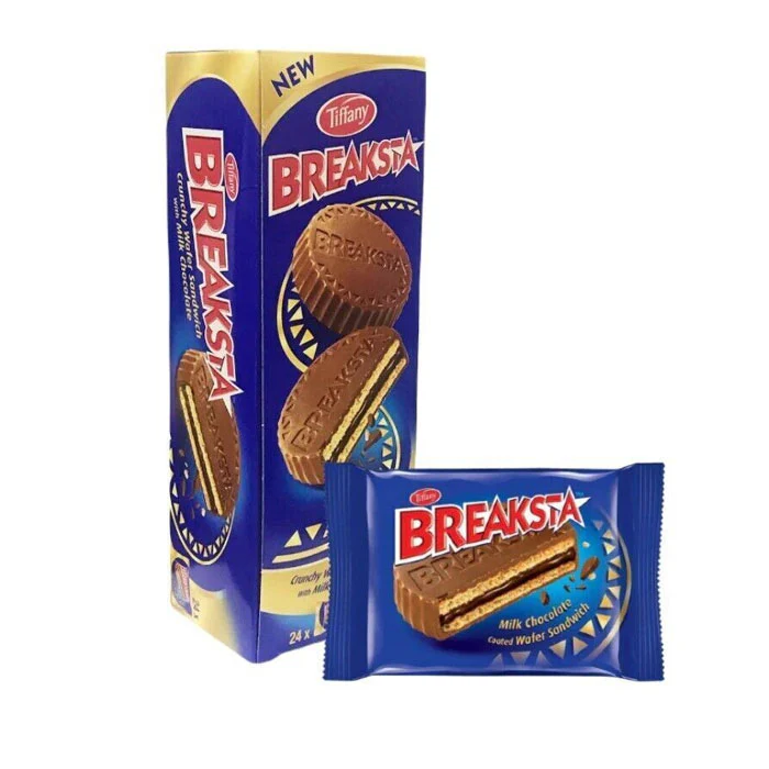 Tiffany Breaksta Crunchy Wafer Sandwich with Chocolate – 13g x 24